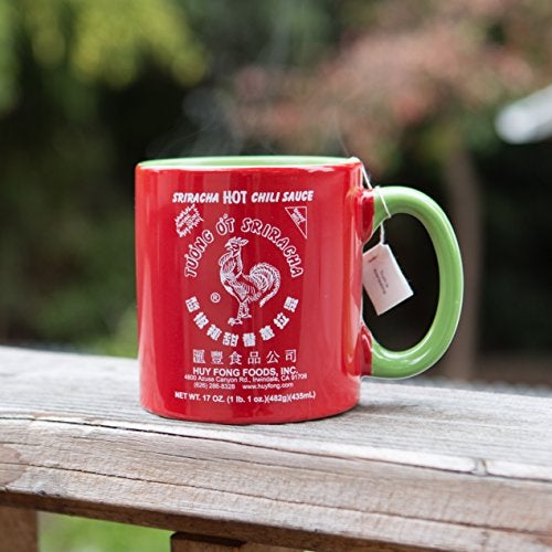Sriracha2Go Sriracha Hot Chili Sauce Red & Green Ceramic Mug, Large, 19oz - Image 3