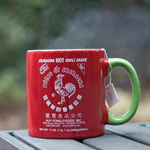 Sriracha2Go Sriracha Hot Chili Sauce Red & Green Ceramic Mug, Large, 19oz - Image 4