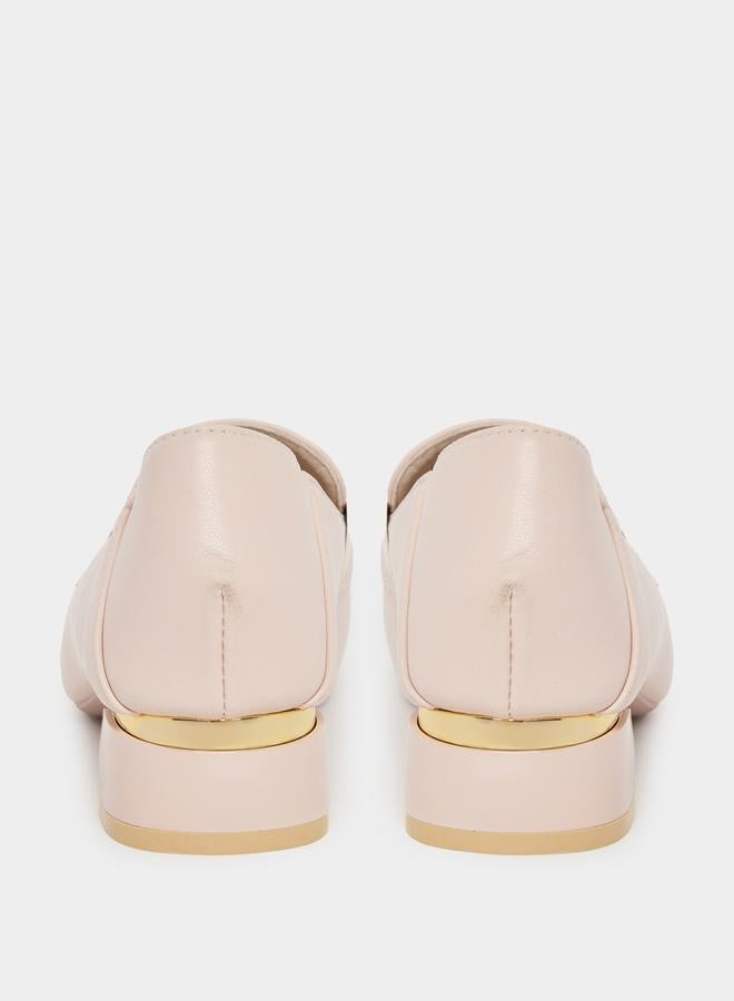 Styli Metal Buckle Trim Loafers - Image 5