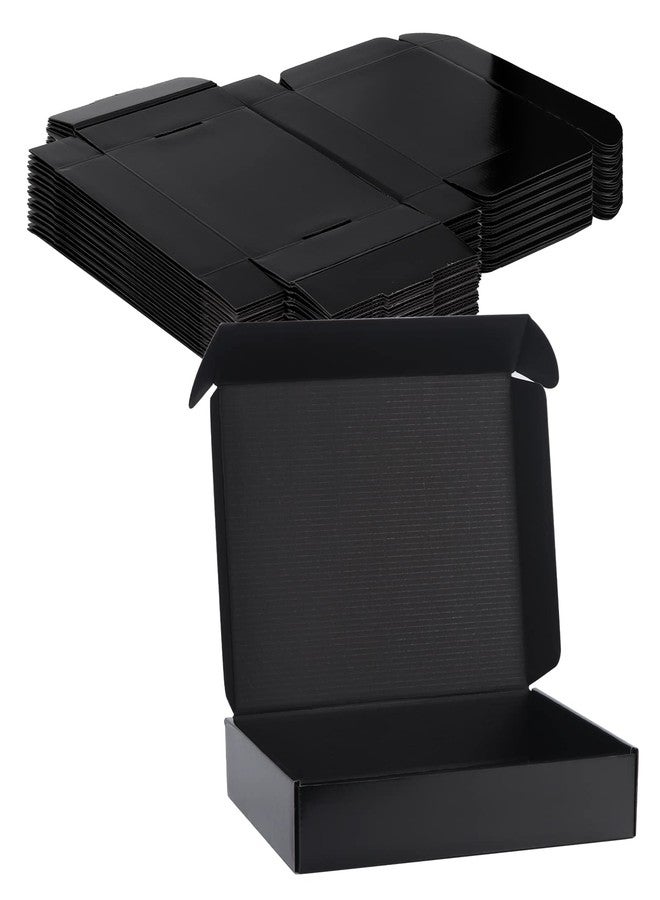 Rempry 11x8x2 Black Shipping Boxes Set of 20, Cardboard Corrugated Boxes Gift Boxes for Small Business, Literature Mailer - Image 1