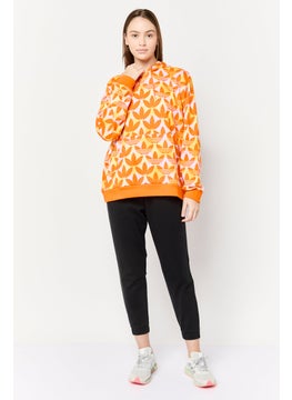 adidas Originals Women Sportswear Fit Long Sleeve Outdoor Sweatshirt, Multicolor  - Image 4