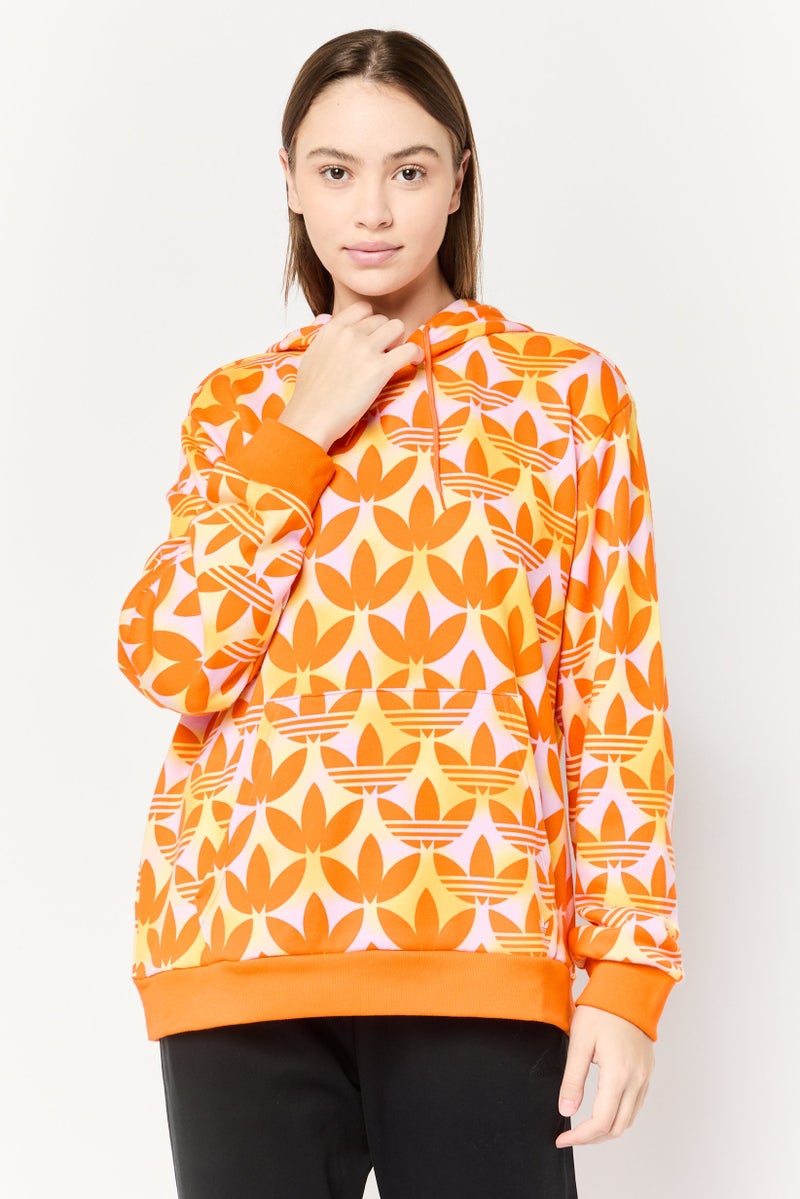 adidas Originals Women Sportswear Fit Long Sleeve Outdoor Sweatshirt, Multicolor  - Image 1