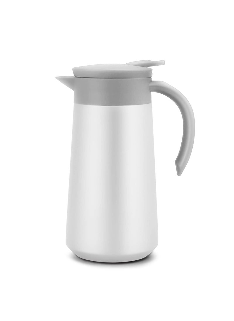 GearRoot 28oz Coffee Carafe Airpot Insulated Coffee Thermos Urn Stainless Steel Vacuum Thermal Pot Flask for Coffee Hot Water Tea Hot Beverage  Keep 9 Hours Hot 18 Hours Cold 