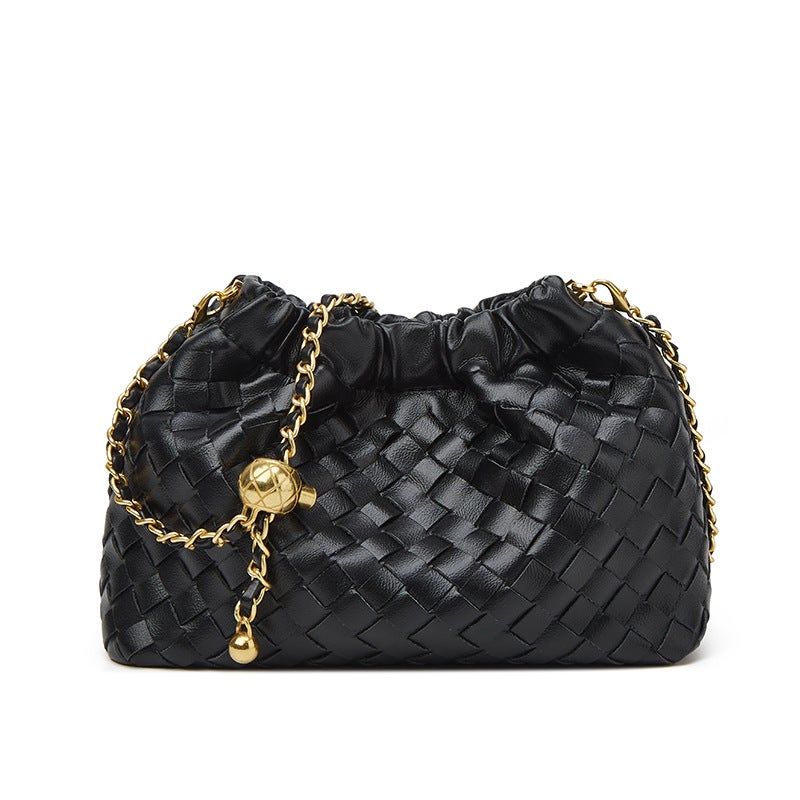ANNMUU Women's Chain Woven Shoulder Bag - Image 3
