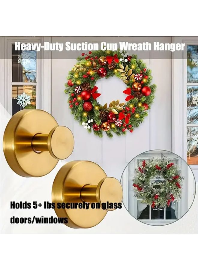 4Pcs Silvery 304 Stainless Steel Suction Cup Hooks 15lb Heavy Duty Wall Mounted - Image 3