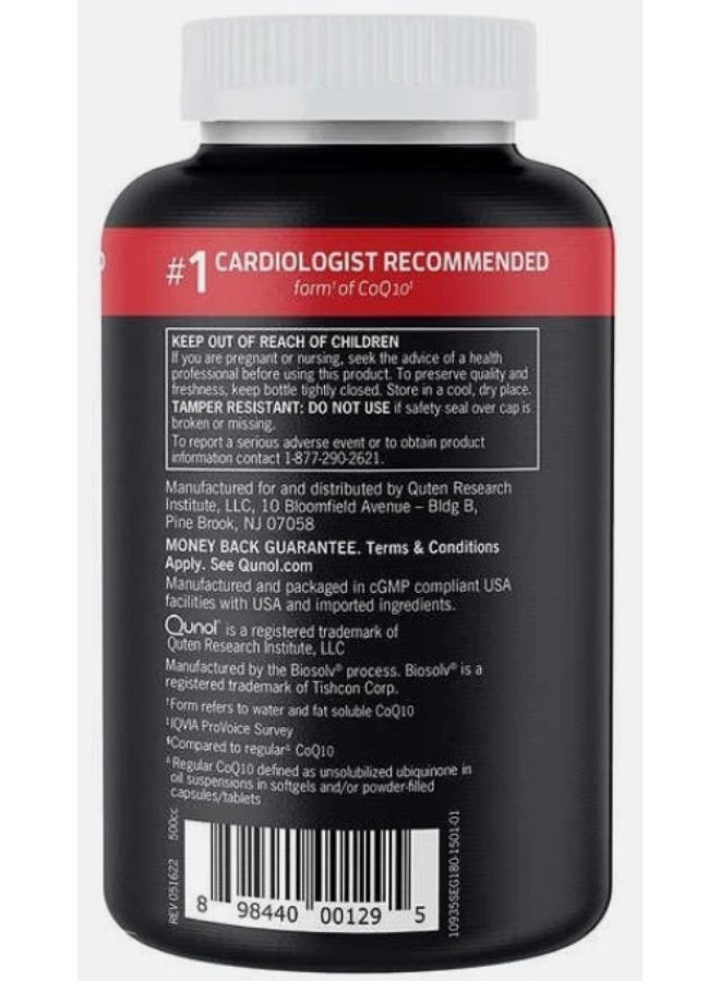 Qunol Ultra CoQ10 100 mg, 180 Softgels - 3x Better Absorption - Image 2