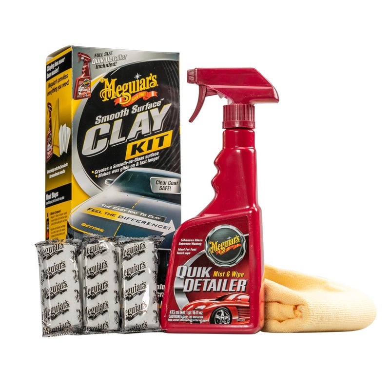 Meguiar's G191700 Smooth Surface Clay Kit, Safe and Easy Car Claying for Smooth as Glass Finish - Image 3