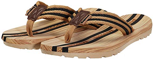 Eagsouni Men's Women's Flip Flops Casual Comfort Thong Sandals Non-Slip Slippers for Beach Black - Image 2