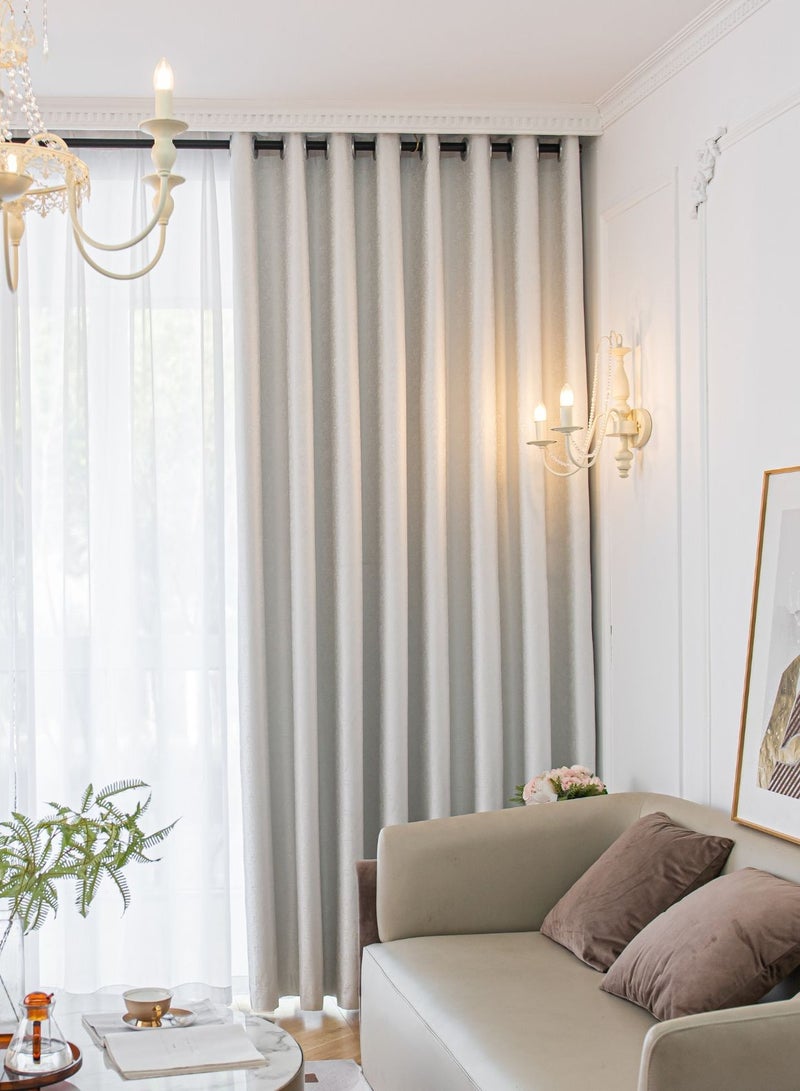 المنزل الذهبي ستارة الغرفة قطعة واحدة من ستارة النافذة التي تحجب الشمس - Image 2