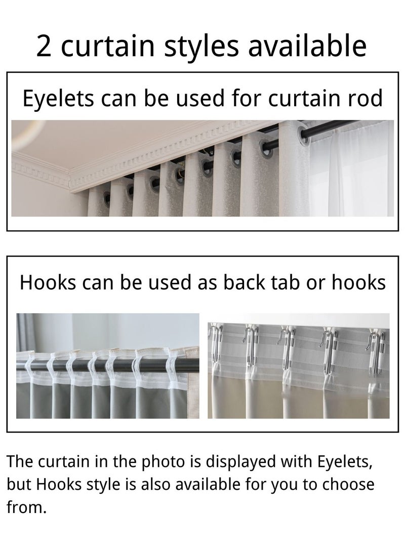 المنزل الذهبي ستارة الغرفة قطعة واحدة من ستارة النافذة التي تحجب الشمس - Image 5