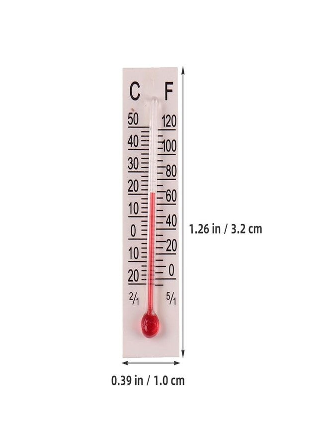 ifundom 10pcs Scale Miniature Analog Thermometers Realistic Dollhouse Accessories for Home Decor and Measurement Miniature Scenes - Image 2