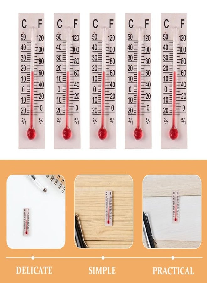 ifundom 10pcs Scale Miniature Analog Thermometers Realistic Dollhouse Accessories for Home Decor and Measurement Miniature Scenes - Image 3