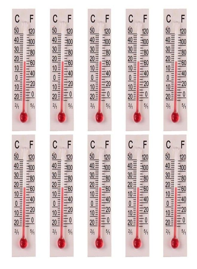 ifundom 10pcs Scale Miniature Analog Thermometers Realistic Dollhouse Accessories for Home Decor and Measurement Miniature Scenes - Image 1