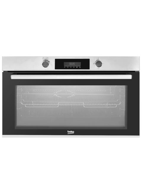 Built-in Gas Oven - 90 cm - Digital LED Display – Touch control - Integrated Ignition - Soft Close Door - BBWHT12300XS Inox