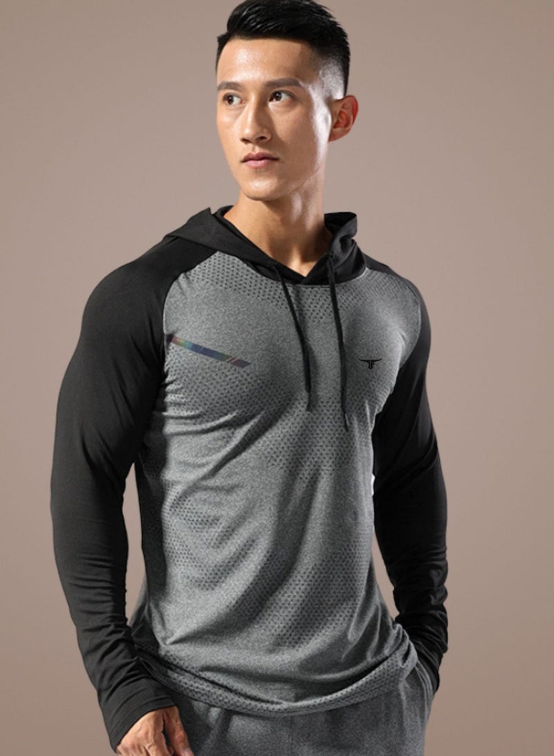 Thugfit DynamicEdge Men's Hoodie - Grey - Image 1