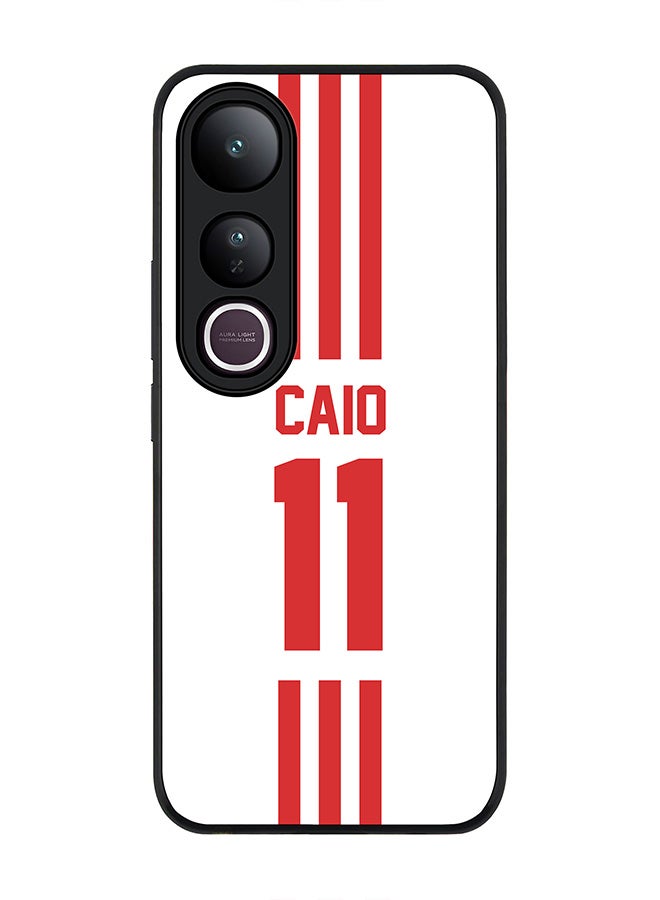 Stylizedd For vivo V50 Lite Case,Slim fit Camera Protection, Shockproof Thin Phone cover  - Football - UAE,  Caio