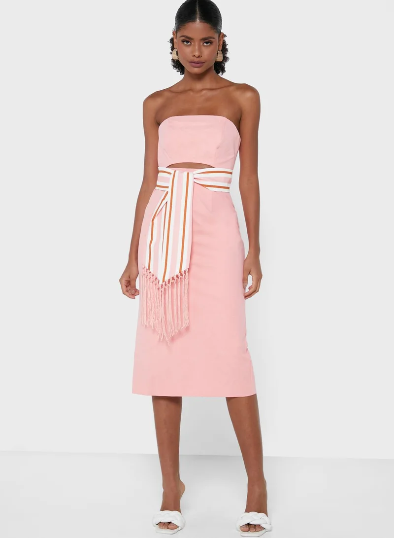 Finders Keepers Cut Out Bandeau Dress
