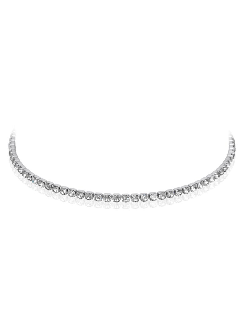 Clé de Lune The Shiny Sparkling Zircon Choker Necklace  - Image 2