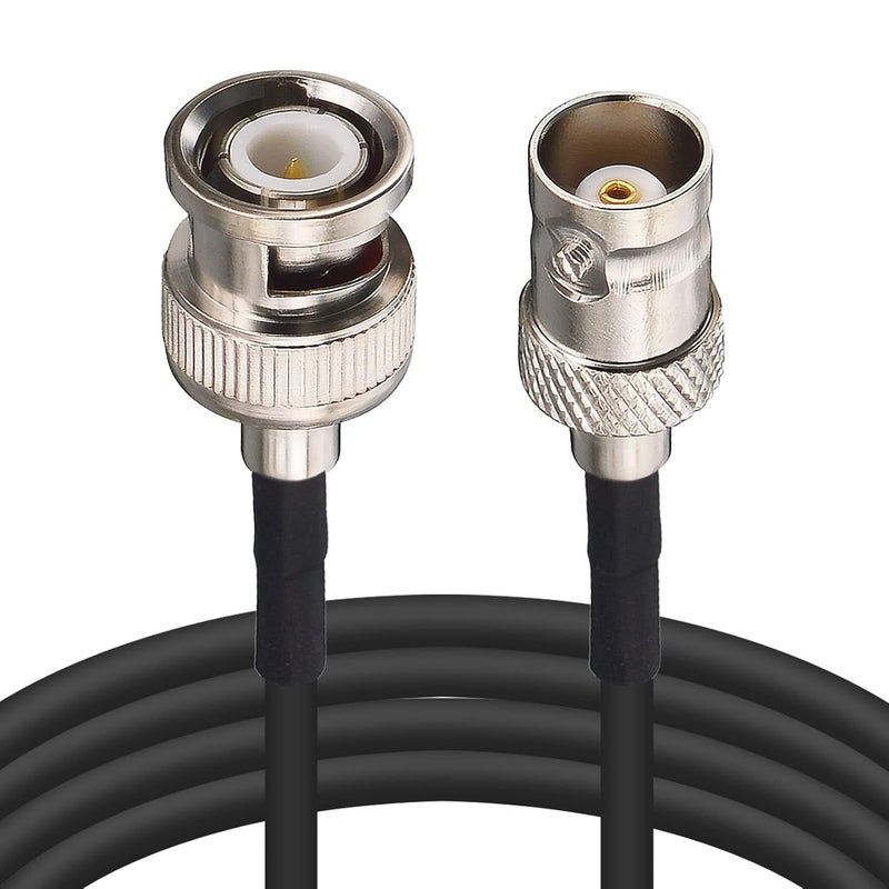 YOTENKO BNC Extension Cable 10ft BNC Male to Female Coaxial 50 Ohm SDI Cable CCTV Extension Coaxial Line RG174 for Video Signals,CCTV,DVR,Camera - Image 1