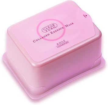 CLEAR TURN Kose Clear Turn Essence Facial Mask with Collagen 30 masks japan import - Image 4