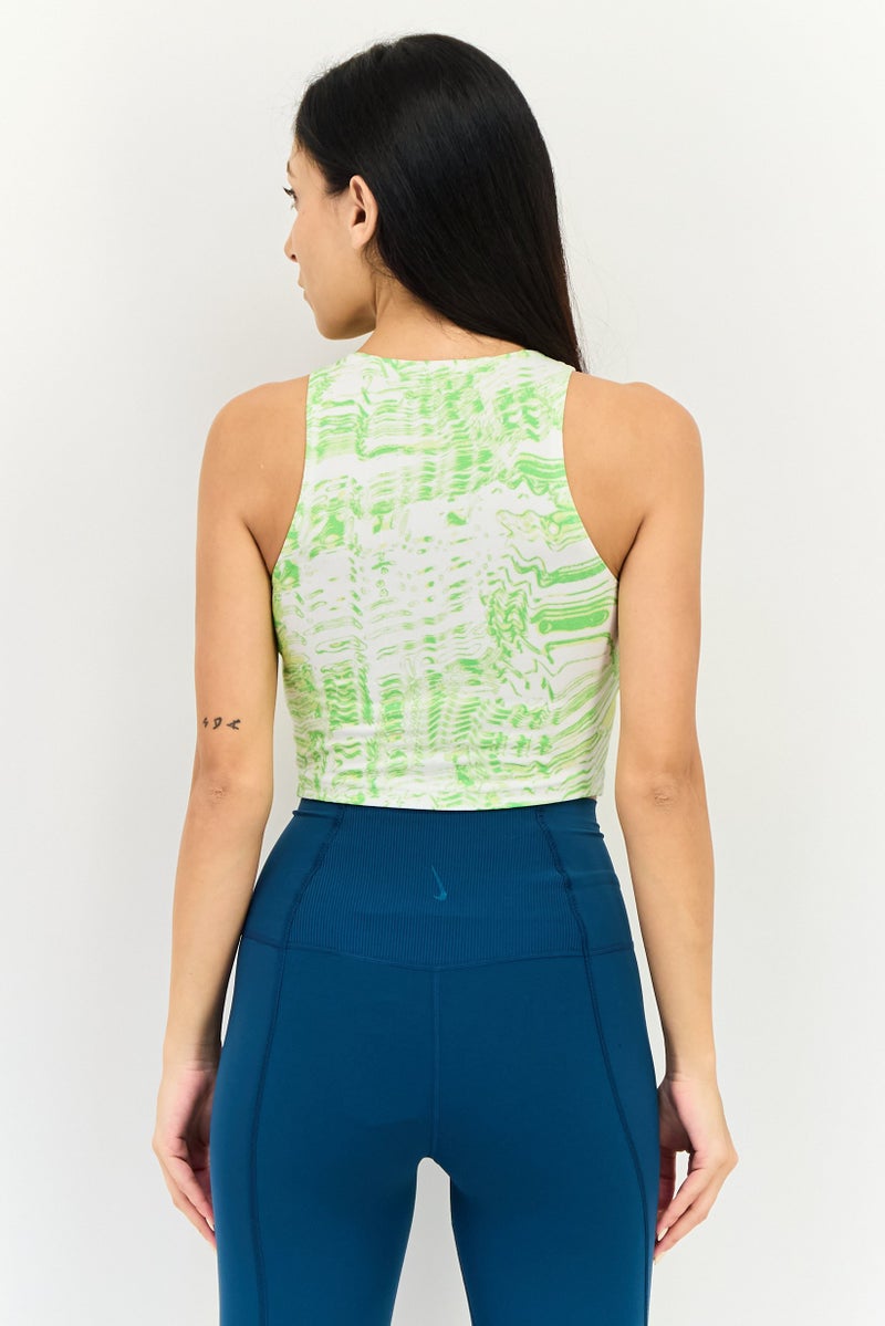 Nike Women Tight Fit Sleeveless Training Tank Top, Multicolor - Image 4