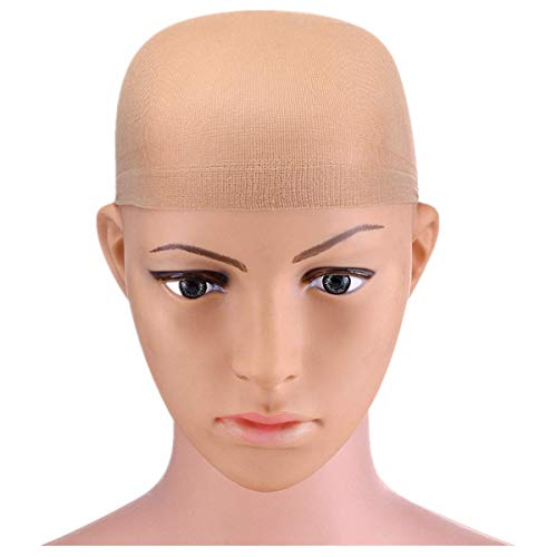 Rapidsflow® Flexible Breathable Free-size Hair Mesh Net Cap for Wig 2 pcs (Skin Color) - Image 2