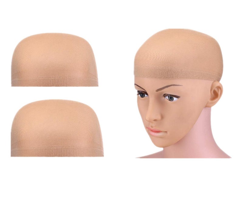 Rapidsflow® Flexible Breathable Free-size Hair Mesh Net Cap for Wig 2 pcs (Skin Color) - Image 5
