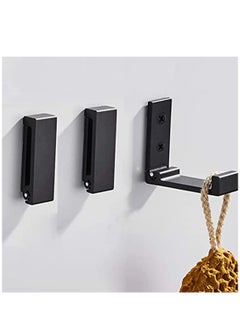 KASTWAVE 5 Pcs Folding Coat Hooks, Wall Hooks for Hanging Coat Towel Hooks Hardware Heavy Duty Aluminum Alloy Headphone Holder Hooks No Rust Wall Mounted Bags, Fitness Equipment  - Image 4