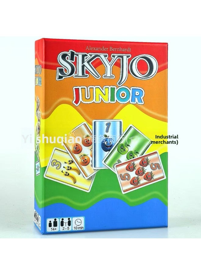 لعبة Skyjo Action الإنجليزية الأكثر مبيعًا للتجارة الخارجية، لعبة لوحية، لعبة بطاقات حفلات عائلية، توريد بطاقات خاصة عبر الحدود