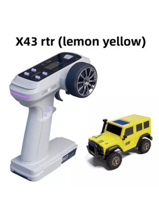 LDARC Redian X43 Off-road 1/43 Mini Simulation Climbing Car Four-wheel Drive Mumarer RC Remote Control Model Car-color:X43RTR (lemon Yellow Car) + Remote Control (Price Starting From 10 Pieces - pzsku/Z1217ABA092AA360DBBBAZ/45/1745412517/04106b46-aaf4-4e4f-9470-bc54865bd64d