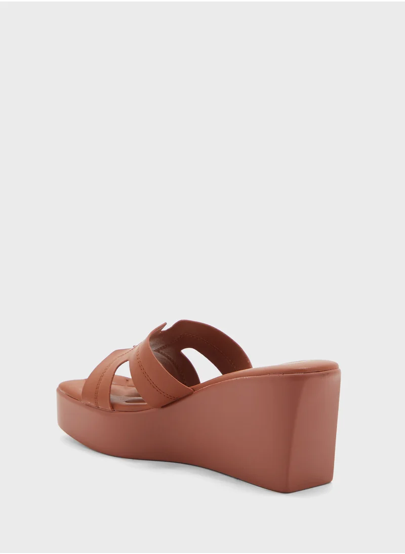 ELLA H Mule Wedge Sandal