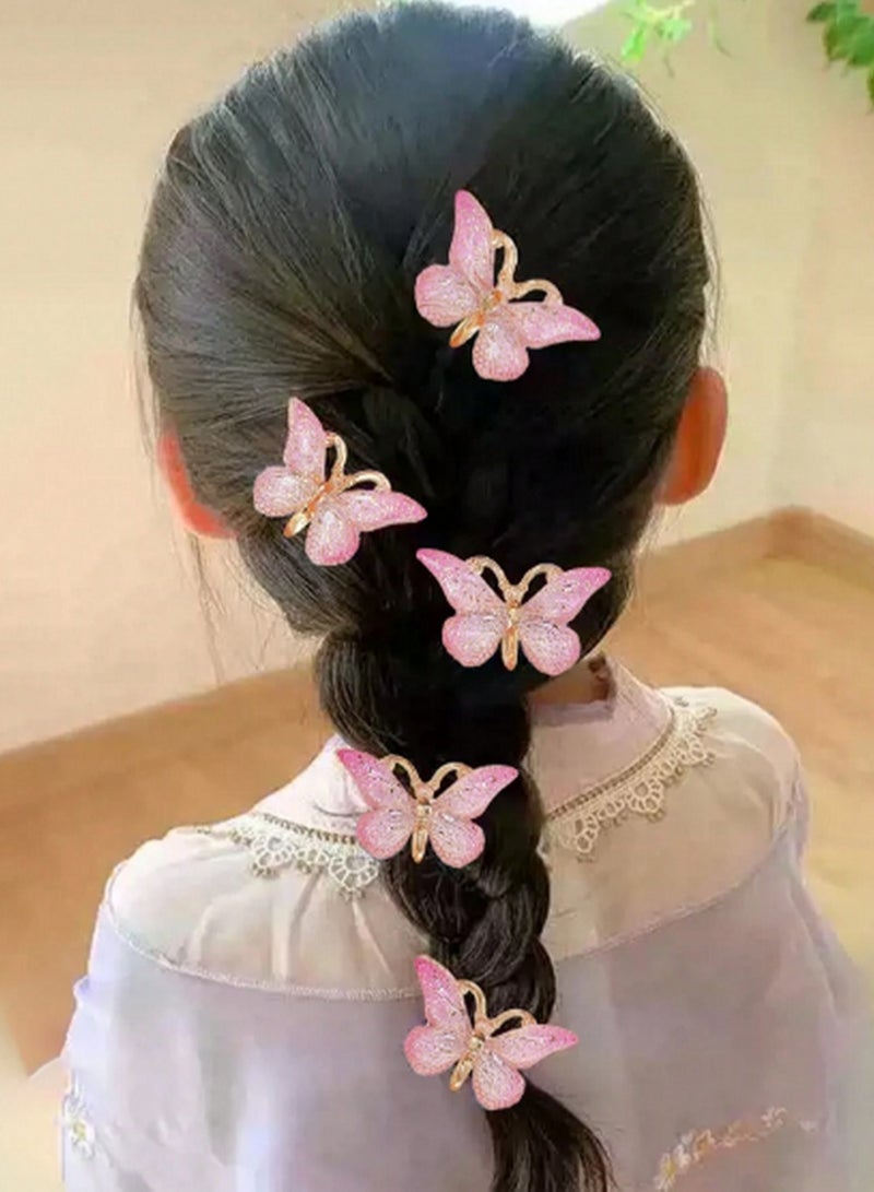 صندوق إكسسوارات شعر وردي بـ 10 حجرات – مجموعة 870 قطعة لتصفيف الشعر بأناقة - Image 2