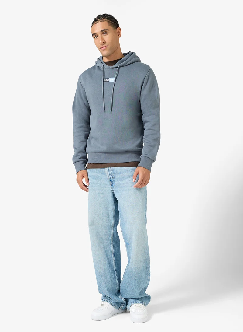 JACK & JONES  2 Pack Of Graphic Pullover Hoodie for Men | Best Price UAE