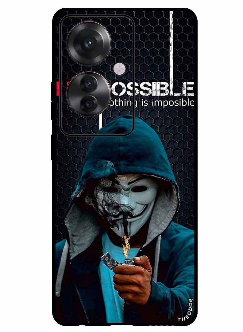 Theodor Protective Case Anti Scratch Shock Proof Bumper Cover For Oppo Reno 11F Nothing Is Impossible - Image 1