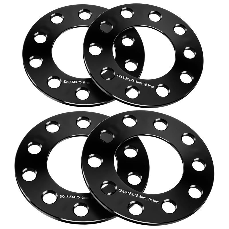 5x45 5x1143 5x475 Universal Wheel Spacers for FordJeepToyotaHondaNissan 4PCS 14 6mm Wheel Adapters for Cherokee Liberty Wrangler Mustang Ranger Tacoma Camry Accord Civic CRV 370Z Sentra