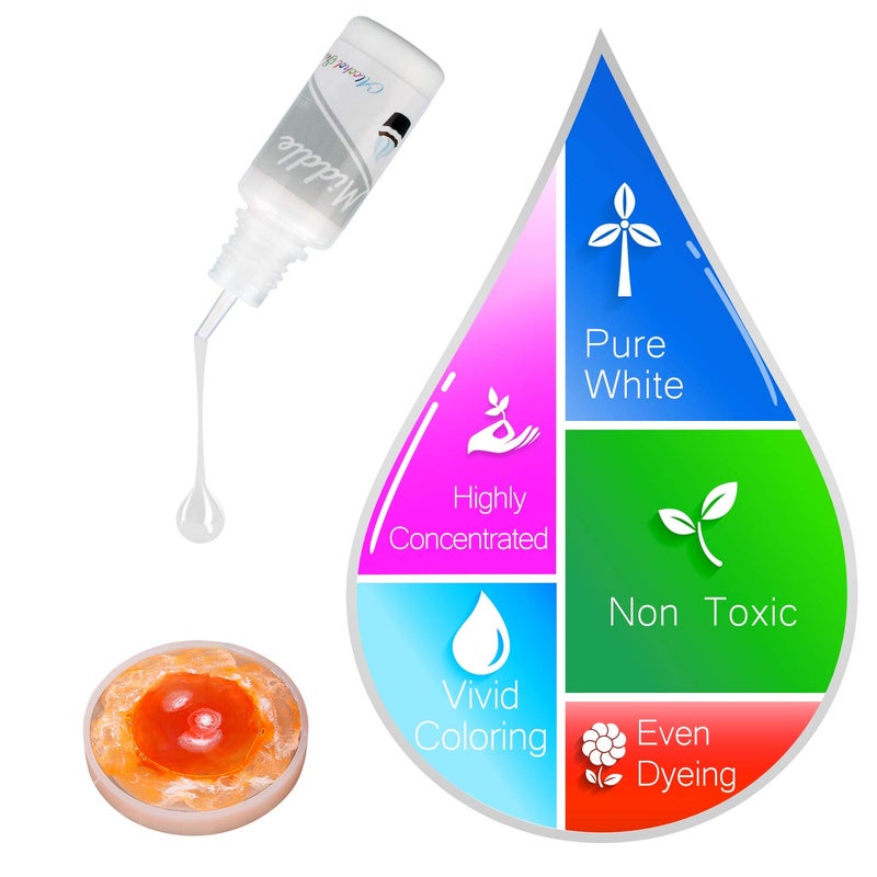 DecorRom White Alcohol Ink Set - 4 Ounce 2 Type Color for Resin Petri Dish Making, Epoxy Painting, Yupo Creations - Paint Dye for Art, Tumbler - 120ml - Image 5