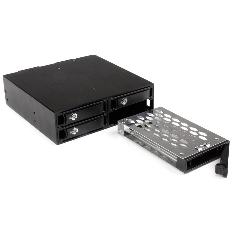 StarTech.com 4-Bay Mobile Rack Backplane for 2.5in SATA/SAS Drives - Hot Swap SSDs/HDDs from 5-15mm - Supports SAS II & SATA III (6 Gbps) , TAA (SATSASBP425) - Image 2