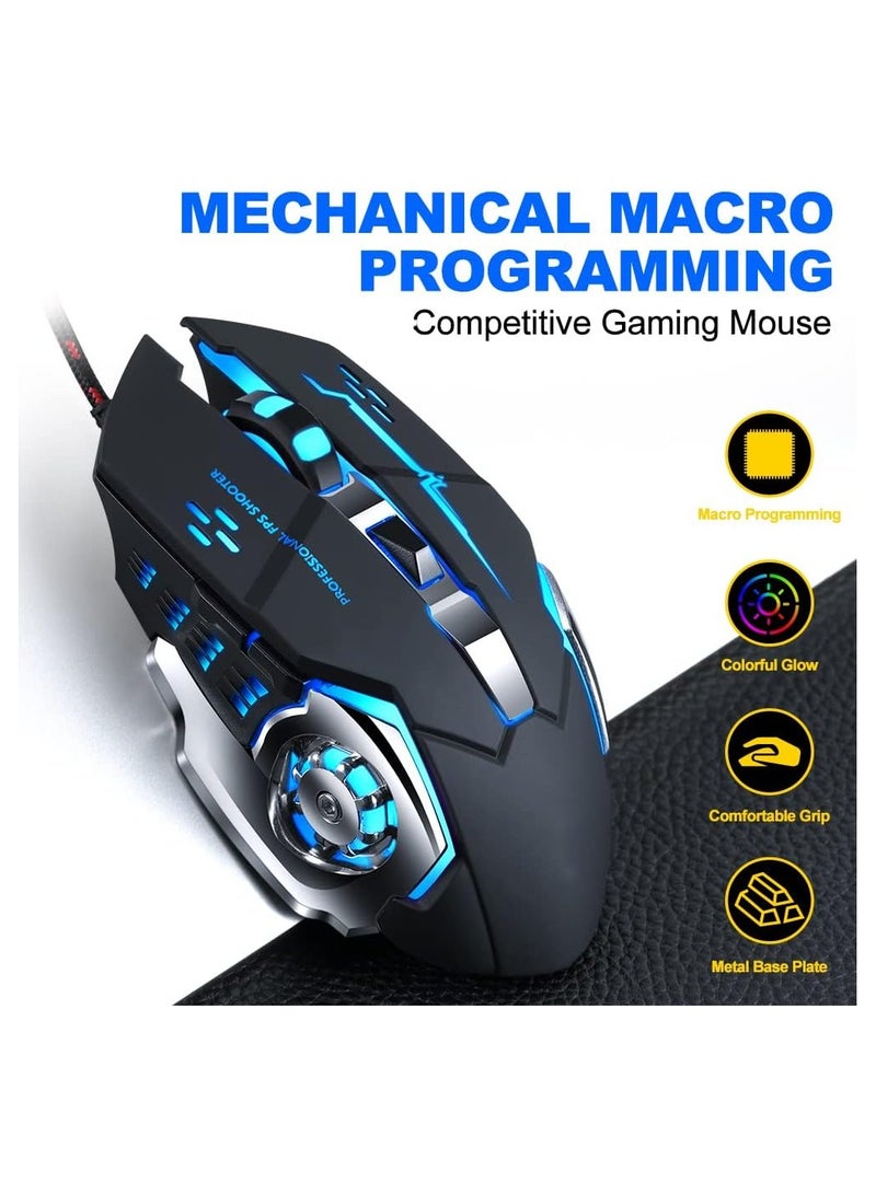 Professional RGB Gaming Mouse with Multi-Color Lighting and High Precision for Gamers  - Image 4