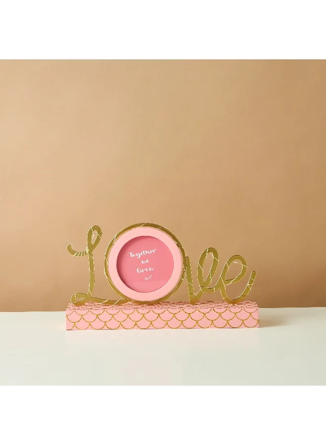 LIFESTYLE Mermaid Love Shaped Photo Frame for Girls