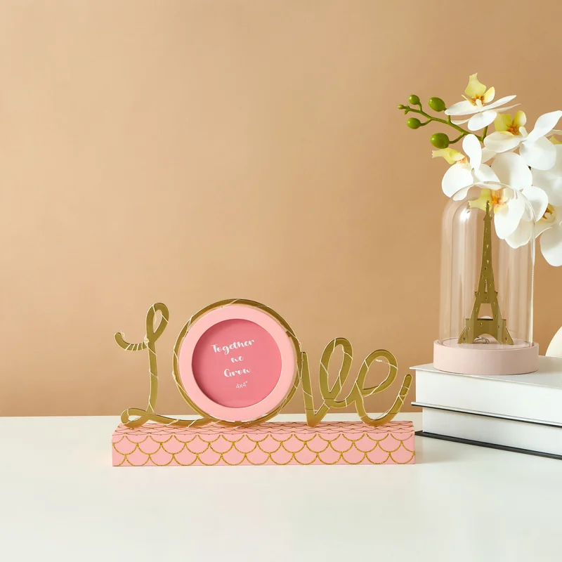 LIFESTYLE Mermaid Love Shaped Photo Frame for Girls