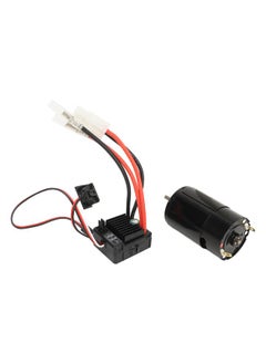 Thoraya Brushed Motor ESC Combo 550 Brushed Motor with 60A Brushed ESC for Tamiya Drag Head Tractor Truck 1/14 Off Road Climbing Car 1/10 55T  - Image 3