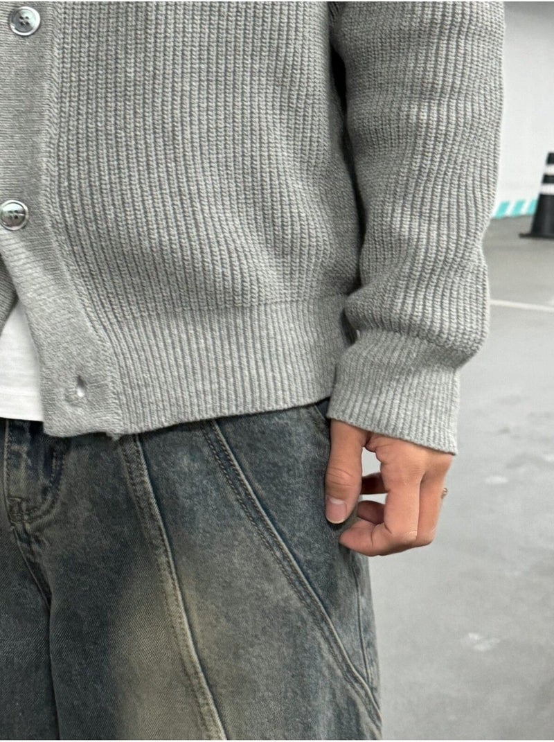 Cool Tarz Cool Style Button Detailed Regular Fit Cardigan  - Image 2