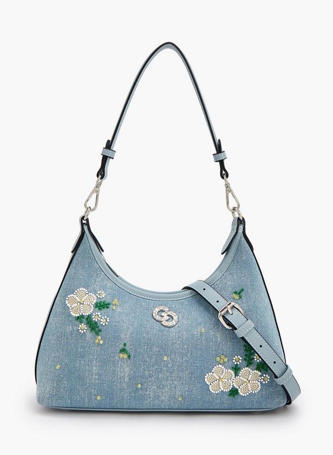 Celeste Denim Embroidery Match Back - Image 1