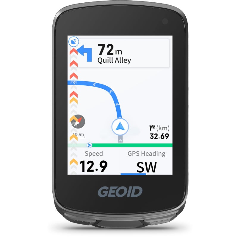 GEOID CC700 2.8" Color Screen Bike/Cycling Computer Wireless - Route Navigation with Re-Route Planing, WiFi Auto-Sync, ANT+/Bluetooth, Fast 5s GPS Positioning, Free Indoor Training - Image 1