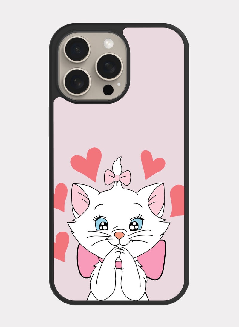 PXLAAT iPhone 15 Pro Max case cover Marie the Aristocats Disney - Image 1