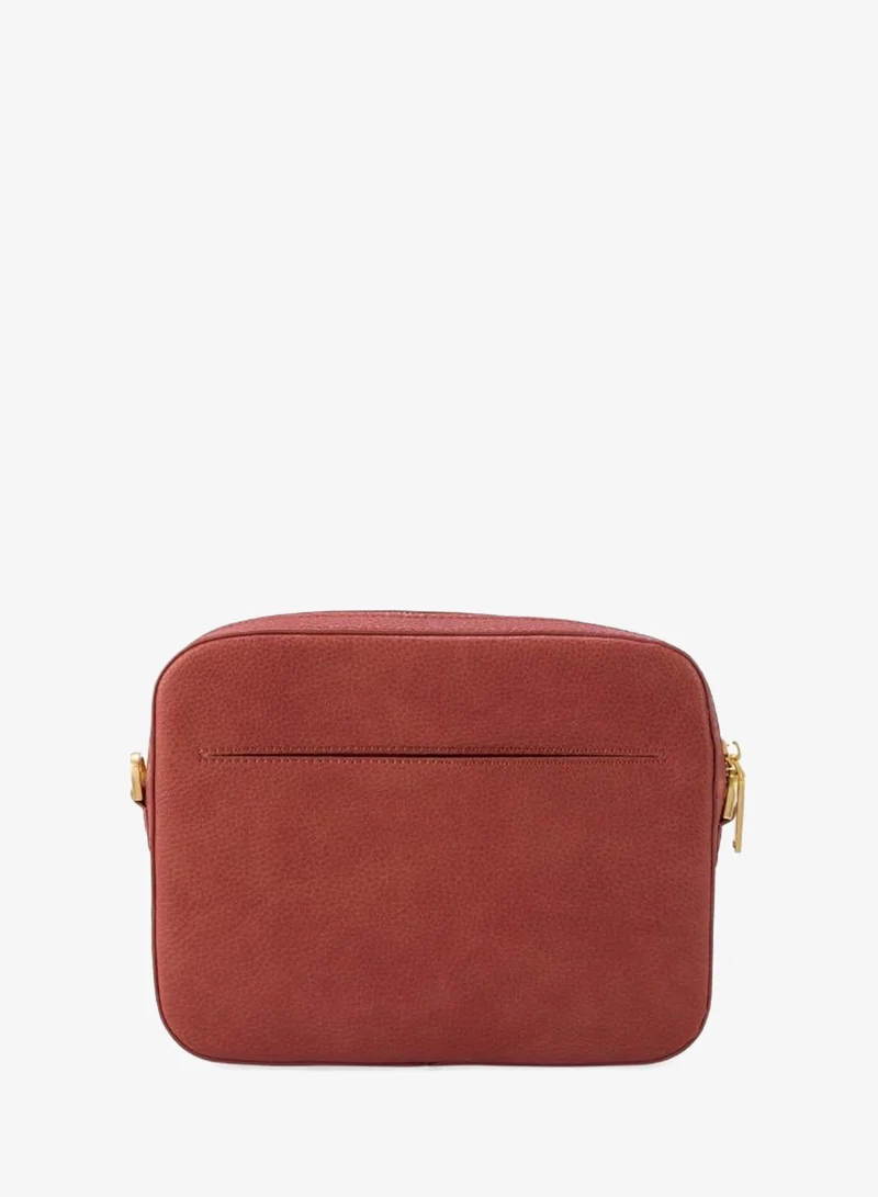 Veganologie  Maze Crossbody Bag in Brown Made from 11 Recycled Bottles for Women | Best Price UAE