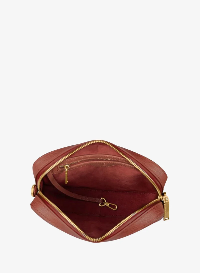 Veganologie  Maze Crossbody Bag in Brown Made from 11 Recycled Bottles for Women | Best Price UAE