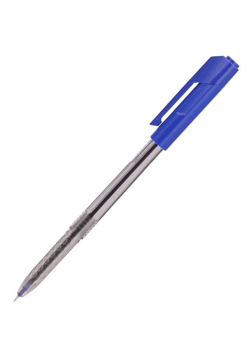 Deli 48-Piece Arrow Ballpoint Pen Set 0.7mm Tip Blue Ink - Image 3