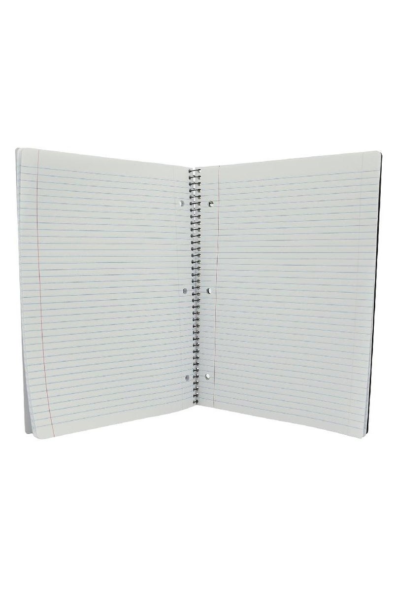 روكو دفتر نيون A4 | 200 صفحة (100 ورقة) | مسطرة | أسود - Image 2