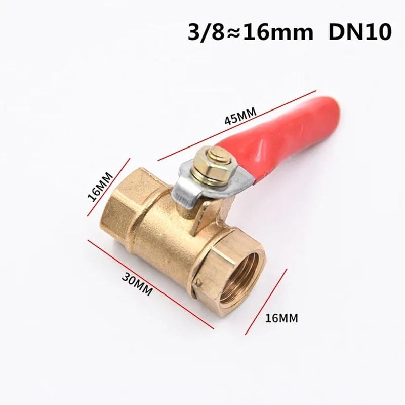 Brass Ball Valve Globe 1 2 Internal Threaded Copper Pipe Joint Part - Image 4